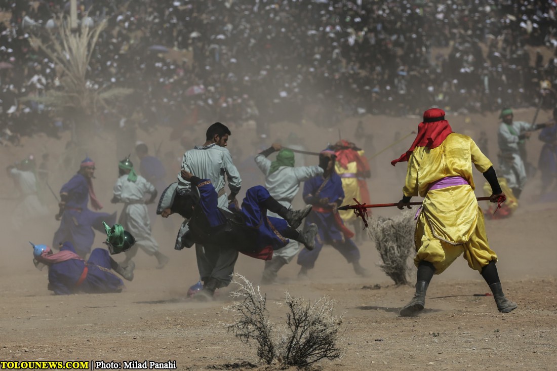 بزرگترین تعزیه میدانی کشور در صحرارود فسا/ عکس: میلاد پناهی