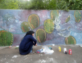 des: مسابقه نقاشی دیواری در شیراز-- طلوع نيوز