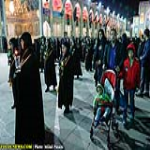 des: مراسم شام غریبان و لاله گردانی شهادت حضرت فاطمه زهرا(س) در شیراز‎ /عکس: میلاد پناهی