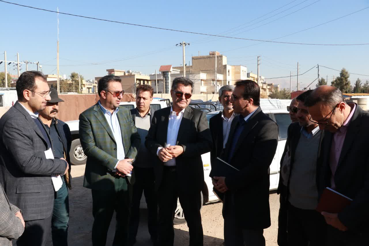 جابجایی موقت خط ۶۶ کیلوولت پل روگذر کمربندی برای تسریع پروژه‌های عمرانی شیراز